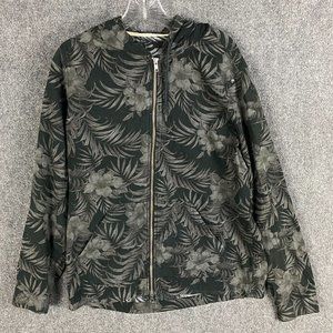 Azul by Moussy Hoodie Men's Medium Full Zip Hawaiian Adults Drawstring M